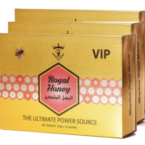 x3 Boxes VIP Royal Honey  (12 Sachets – 20G)